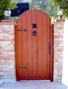 #345 Custom Gate made of Spanish Cedar